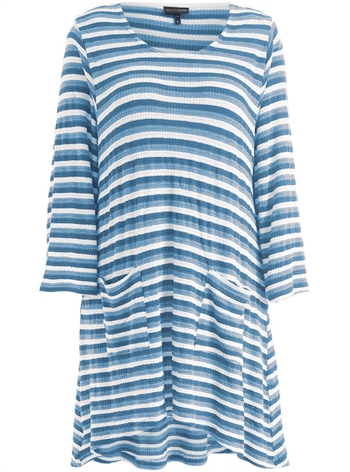 Studio - Sanne Tunika, Blå/Hvid